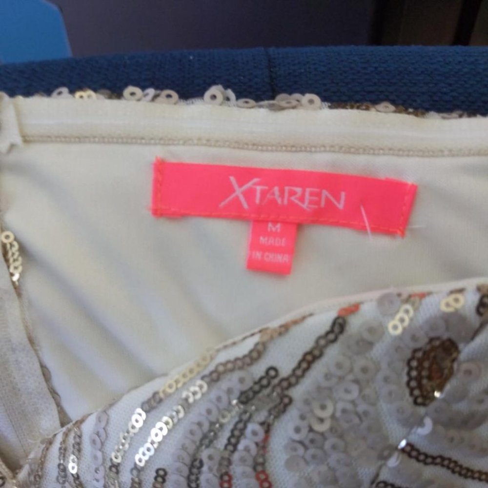 XTAREN | Gold Sequin Dress ~ Party, New Year's 🎆, Holiday🎄, Wedding 💍 - Picture 2 of 7